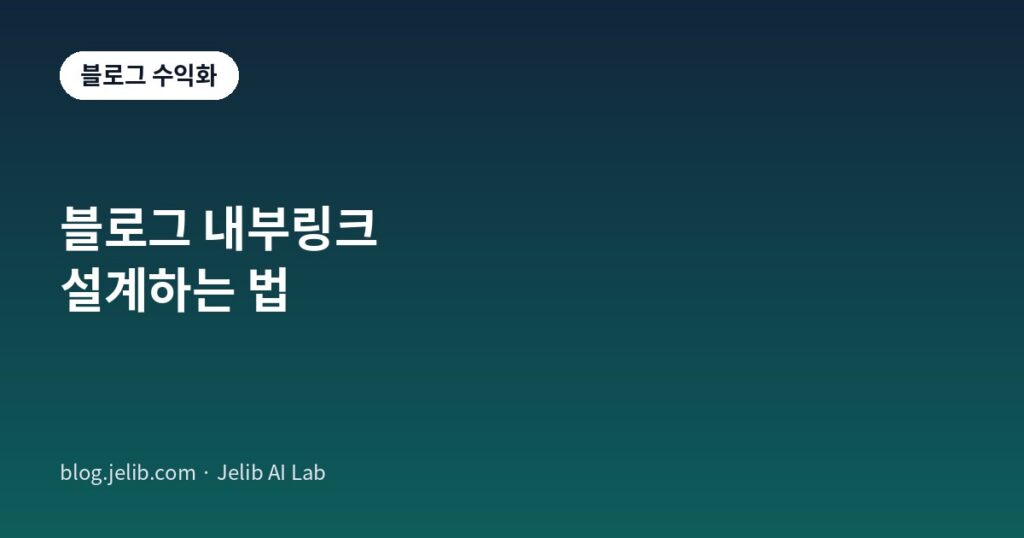 허브 글 하나와 위성 글 여러 개를 연결한 블로그 내부링크 구조 도식